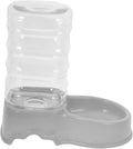 Automatic Pet Water Dispenser for Cats and Dogs Convenient Gravity-fed Feeder Bowl Capacity Design for Indoor Use