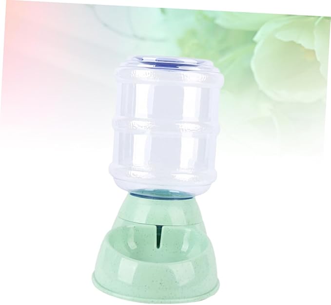 Kisangel Automatic Pet Water Feeder Dispenser for Cats Dogs Easy to -Grade Material for Single Multiple Pet Households Green