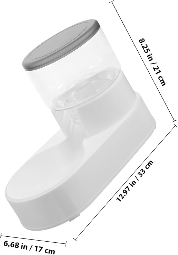 BESPORTBLE Automatic Pet Feeder Dispenser for Dogs and Cats Self-refilling Food Bowl with Spill-Proof Design Suitable for Dry Food Feeding in Home and Travel Use