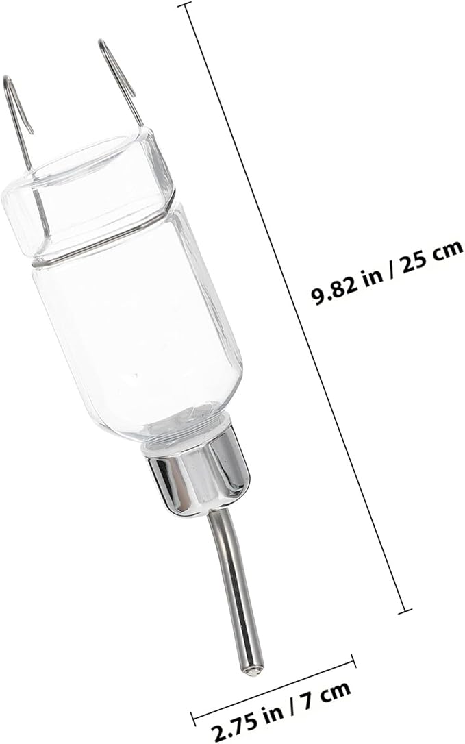 Kisangel Pet Hanging Water Dispenser Large Automatic Water Bottle Feeder for Dogs Rabbits Travel Portable Dog Feeding Tool Stable Hanging Design