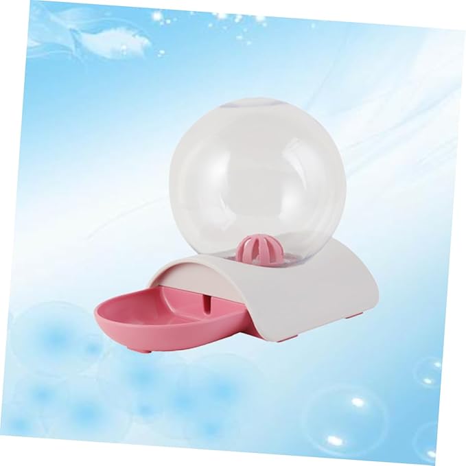 Sosoport Pet Automatic Water Dispenser Cat and Dog Water Feeder Smooth Surface Pink Designed for Easy Drinking for Home and Pet Hydration