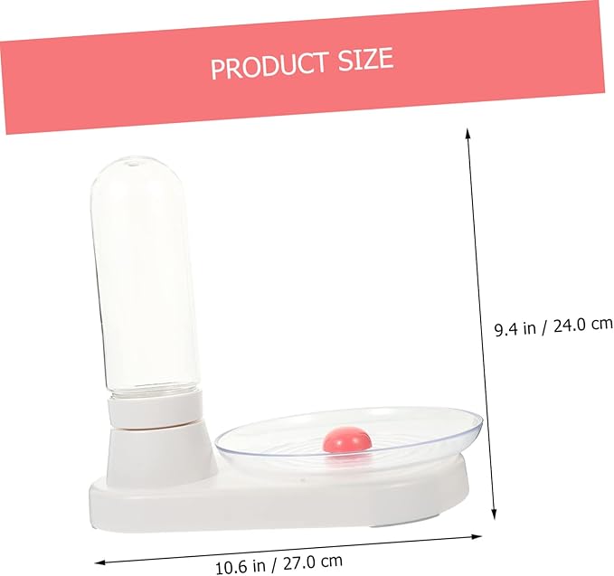 Veemoon Pet Water Fountain for Cats and Dogs Automatic Drinking Water Dispenser Compact and Lightweight Waterer Easy Busy Pet Owners