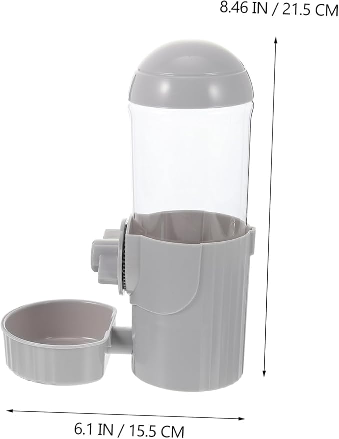 Automatic PET Water Feeder Hanging Water Holder for Dogs and Cats Adjustable Flow 1.5L Capacity Plastic