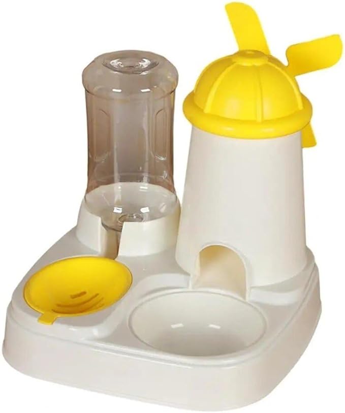 1pc Pet Feeding Station with Water Dispenser Automatic Pet Feeder Water Dispenser Set with Capacity for Cats Dogs Dry Wet for Easy
