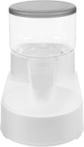 Automatic Dog and Cat Feeder Dispenser with Anti-Spill Design, Gray, Suitable for Indoor Pets, Battery Operated Pet Food Dispenser for Dogs and Cats