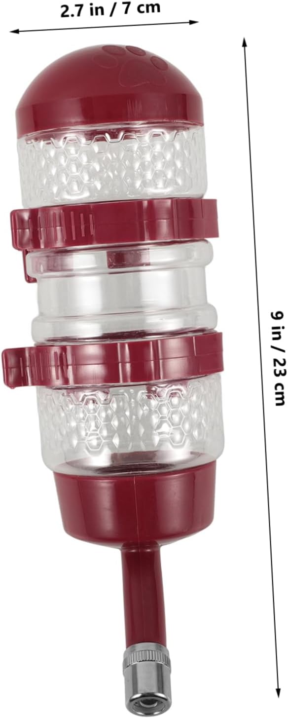 GALPADA Hanging Dog Water Dispenser for Pet Cages Automatic Water Bottle Kettle Feeder for Cats and Dogs Easy to Install and Secure Design for Comfortable Drinking Angle