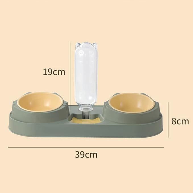 Pet Feeding Bowl Dog Food Small Dogs Food Large Capacity Anti-Skid Feeding Dispenser Kitten Feeder Pet Supplies for Small Dogs Treats