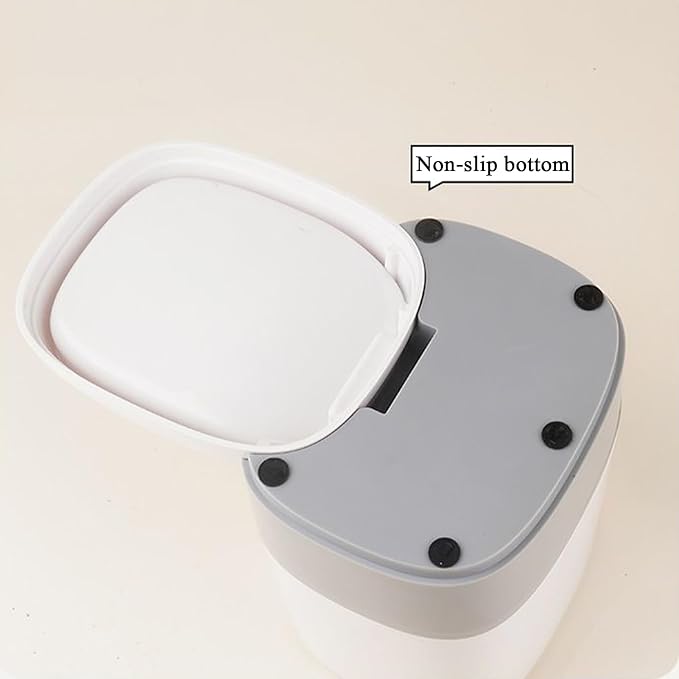 Dog Food Dispenser - 1.5L Press Automatic Cat Feeder with Integrated Bowl, Slow Feeding Station, Interactive Enrichment Toy, Gravitys Flow Kibble Organizer for Small Medium Puppy Kitten