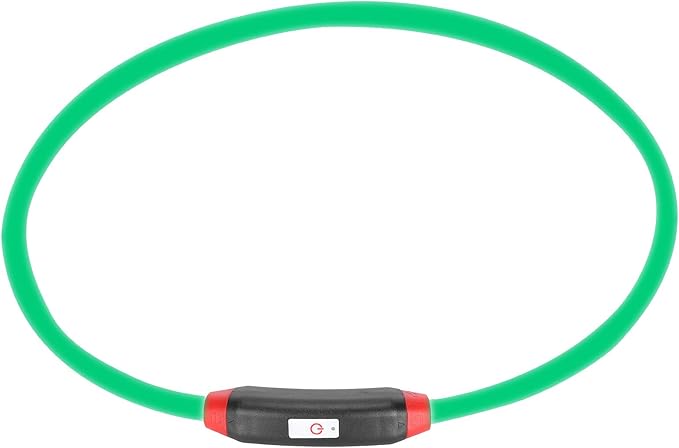 Light Up Dog Collar, Glowing Pet Collar for Medium Small Dogs USB Rechargeable Led Collar Led Dog Collar in The Dark Dog Collar for Night Walking Lighted Dog Collar Necklace