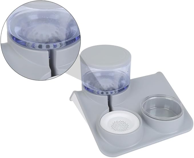 SUPVOX Automatic Pet Water Fountain Cat Dog Feeder Bowl Dual-use Pet Bowl Raised Safe