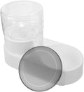 GALPADA Automatic Dog and Cat Feeder Feeding Pet Dispenser Lightweight and Design Easy to Monitor Food Levels Suitable for Dogs and Cats Elegant Grey Finish