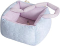 Small Dog Car Seat, Washable Padded Cushion,Secure and Comfortable Travel Basket with Harness,Sturdy Dog & Cat Booster Seat,B