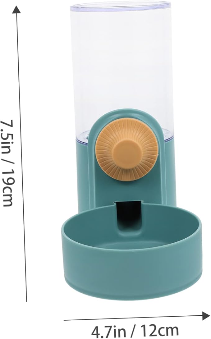GALPADA 1Pc Hanging Pet Water Dispenser for Cats and Dogs Automatic Water Feeder with Capacity Cage Mounted Design Prevents Spills for Pets Like Hamsters and Rabbits