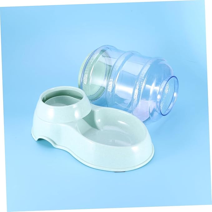 Sosoport Pet Food Drink Dispenser Dog Cat Automatic Feeder Water Bowl Slow Feeder Plastic Pet Supplies