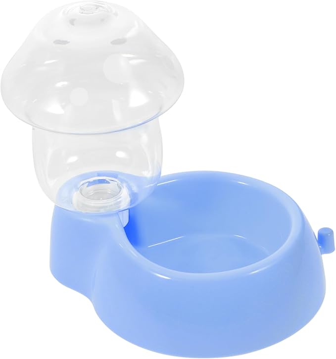 HANABASS Automatic Feeder Mushroom Shape Dog Water Bowl Dispenser Gravity Feeder for Cats