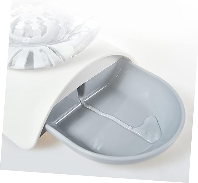 1pc Pet Automatic Water Dispenser Bubble Water Bowl for Dogs and Cats Large Capacity and Materials and Outdoors Grey