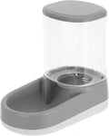 Automatic Pet Feeder and Gravity Water Dispenser Double Bowls for Dogs and Cats, 2-in-1 Auto Food and Water Feeding Station Suitable for Small to Large Pets, Puppy and Kitten Use,