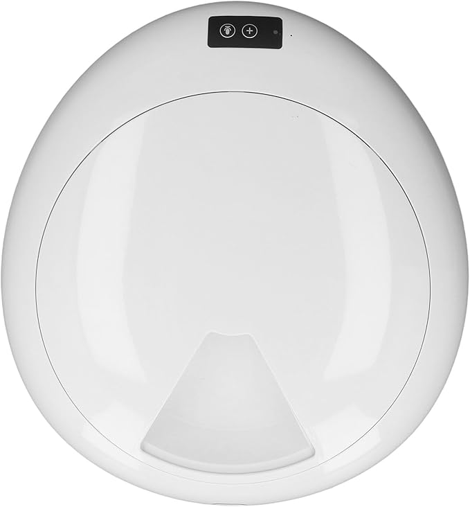 Cat Wet Food Dispenser, Large Capacity Design App Smart Control Auto Wet Food Automatic Cat Feeder for Indoor Cats and Dogs(Black) (White)