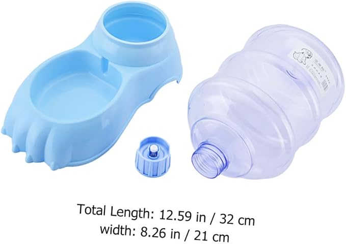 Yardwe Cat Feeding Station Automatic Dog Feeder Portable Drinking Bowl Kitten Bowls Safe for Long Use