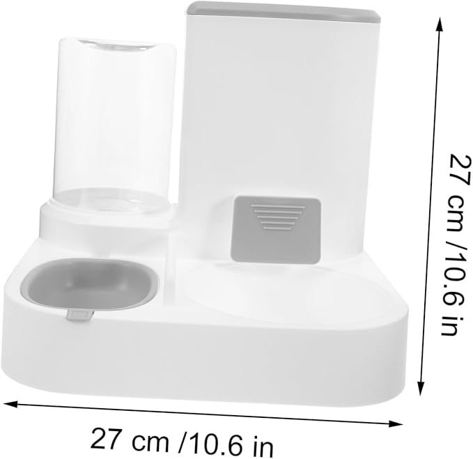 Dog Water Dispenser Automatic Large Cat Bowls Detachable Feed Tool Pet Feeder for Multiple Pets