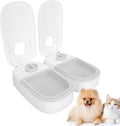 Automatic Cat Feeder, Wet Food Automatic Feeder 2 Meal Dishwasher Pet Feeder Smart Timed Dry Or Semi Moist Pet Food Feeder Self Feeding Cat Food Dispenser for Dogs Cat (#1)