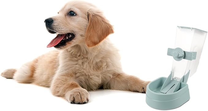 GALPADA Automatic Pet Feeder for Dogs Capacity Hanging Food Dispenser for Cats and Puppies Easy to and Fill Prevents While You Re