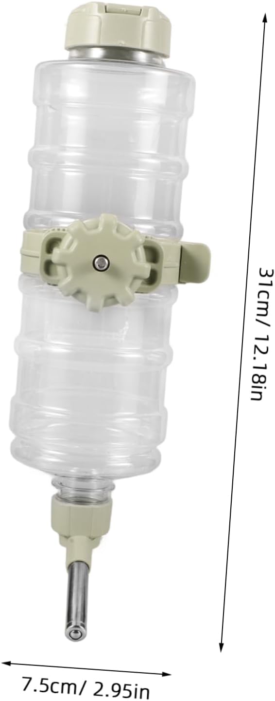 Pet Water Dispenser for Small Animals Leakproof Hanging Dog Water Bottle Automatic Feeder for Chinchillas and Guinea Pigs Capacity and Design