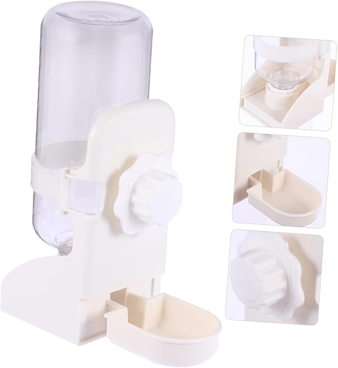 Pet Water Feeder for Cat Dog Automatic Drinking Kettle Gravity Waterer Safe Leak Easy to Use