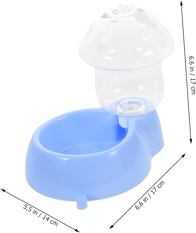 Automatic Pet Feeder Bowl for Cats Mushroom Bowl for Pet Cat Feeder Self-Filling