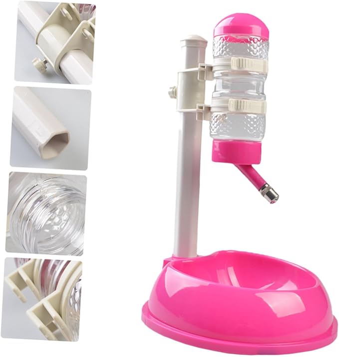 1pc Automatic Pet Water Dispenser Transparent Water Feeder for Dogs Cats Material Convenient Pet Supplies for Hydration