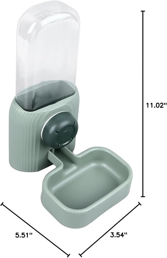 Automatic Pet Water Dispenser Multipurpose Large Capacity Spill Proof Hanging Cage Dog Water Feeder for Dogs Cats Pets