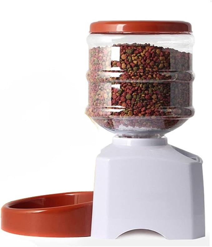 feeders Red Pet Cat Dog Automatic Feeder 5.5L Recordable Large Capacity Feeding Machine Bowl Three Meals Timing Quantitative Small Medium Dogs Battery Microcomputer