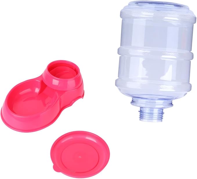 Happyyami Drinking Fountain Drinking Water Basin Water Bowl Automatic Feeding Device Pet Food Bowl