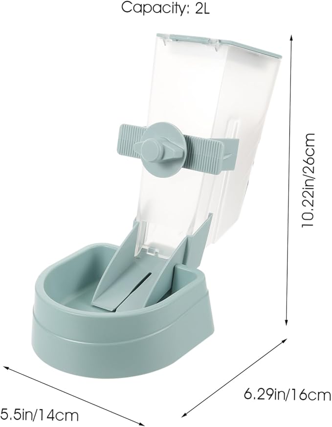 Automatic Pet Feeder for Dogs and Cats Hanging Food Dispenser with Capacity Easy to Pet Food Bowl for Cage Use Keeps Pets Fed and Hydrated