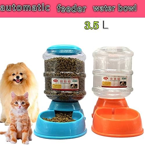 Cat Automatic Feeder 3.5l Water Dispenser Pet Food Bowl Pet Feeder Leakproof Easy to Assemble and