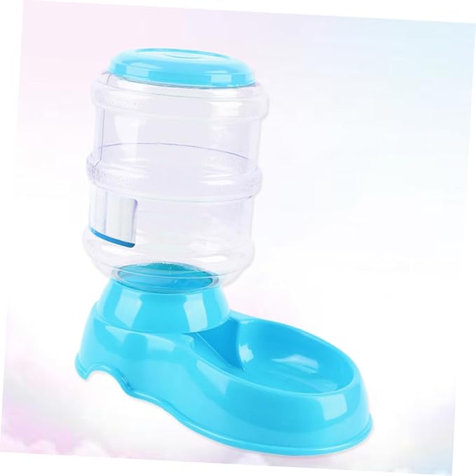 NOLITOY Automatic Pet Feeder Dish Capacity Blue Bowl for Cats Dogs and Puppies Non-Electric Secure Skid Base Safe Material for Easy Feeding