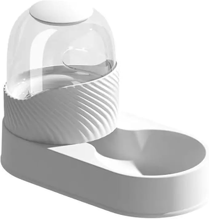 SEDLAV Automatic Dog Cat Feeder Bowls & Dishes - Dog Food Container Set with Stable Water Discharge & Automatic Food Refill - Basic Bowls with Large 2000ml Capacity Meeting Pet Diet Needs for a Week