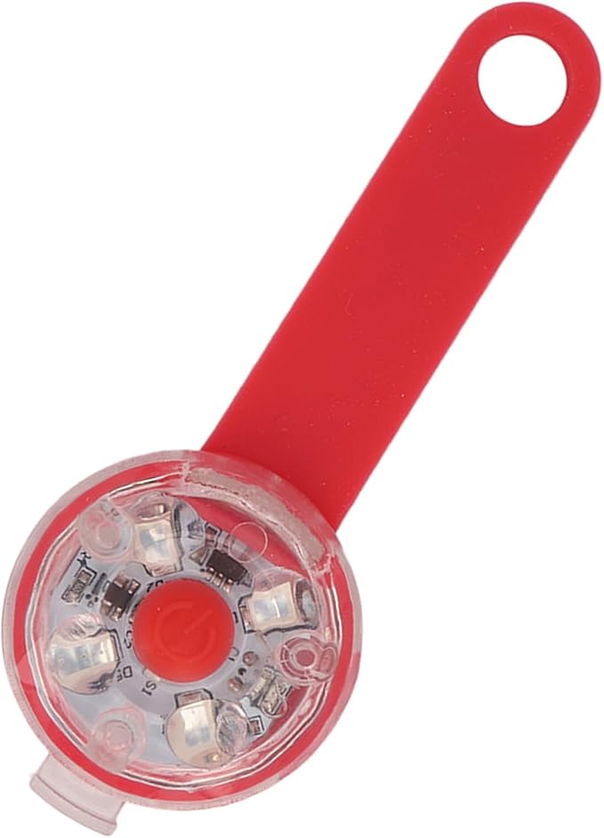 LED Dog Light Pendant, 3 Light Modes USB Rechargeable Large Capacity Battery for Pet Collar, Bag, Bike (Red)