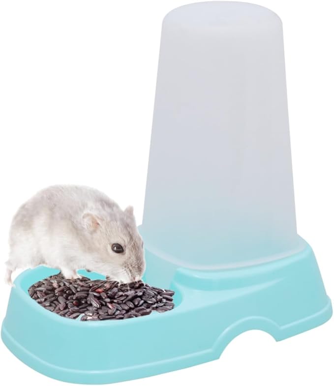 VANZACK Automatic Pet Feeder Dispenser for Dogs and Cats Easy to Clean Dispenser Sky Blue for Single Multiple Pet Households