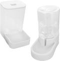 Automatic Feeder and Water Bowl Set and Small Dogs with Clear Food Storage Container Home Decors