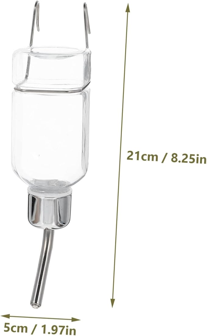 ibasenice Pet Automatic Water Feeder Hanging Dog Water Dispenser for Pets Leak Design Convenient Access to Fresh Water for Cats and Dogs Transparent