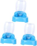 3pcs Dog Water Feeder Bowl Creative Pet Drinking Station for Puppies and Dogs Automatic Dispenser Smooth Non-tip Design for Home Use