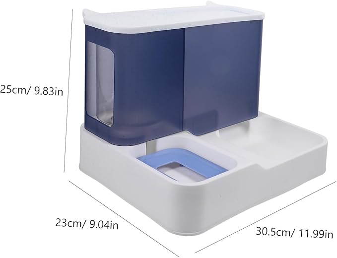 GANAZONO Automatic Pet Feeder Water Fountain Cat Dog Water Bowl Dispenser Easy Pet Drinking Supplies