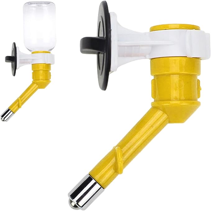 Pet Water Dispenser Nozzle - Portable Anti-Leaking Water Dispenser,Multifunctional No-Drip Fountain Reusable Automatic Dogs Feeder Nozzle for Dogs