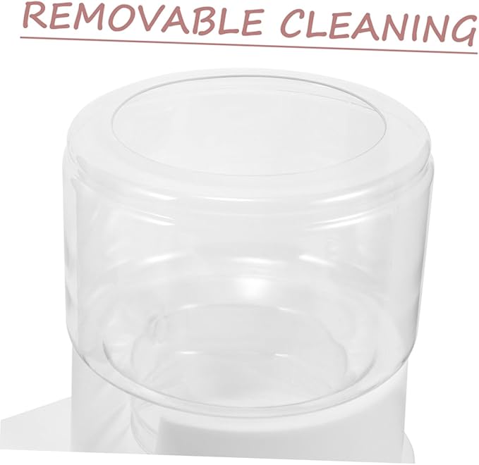 balacoo 2pcs Automatic Cat Feeder Waterer Break-Resistant Plastic Easy-Clean Compact Pet Supply for Dogs and Cats