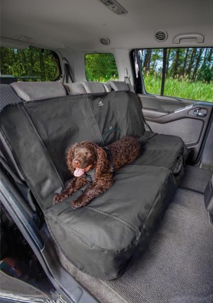 Kurgo Rover Extended Bench Seat Cover for Dogs, Dog Car Bench Seat Covers, Back Seat Cover Protector for Pets, Water Resistant, Contains Seat Anchors, Scratch Proof, 63" Wide for SUVs and Trucks