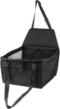 Sosoport Dog Car Seat Cover Mesh Pet Bag Safe Carrier for Puppy Breathable Material Safety Leash