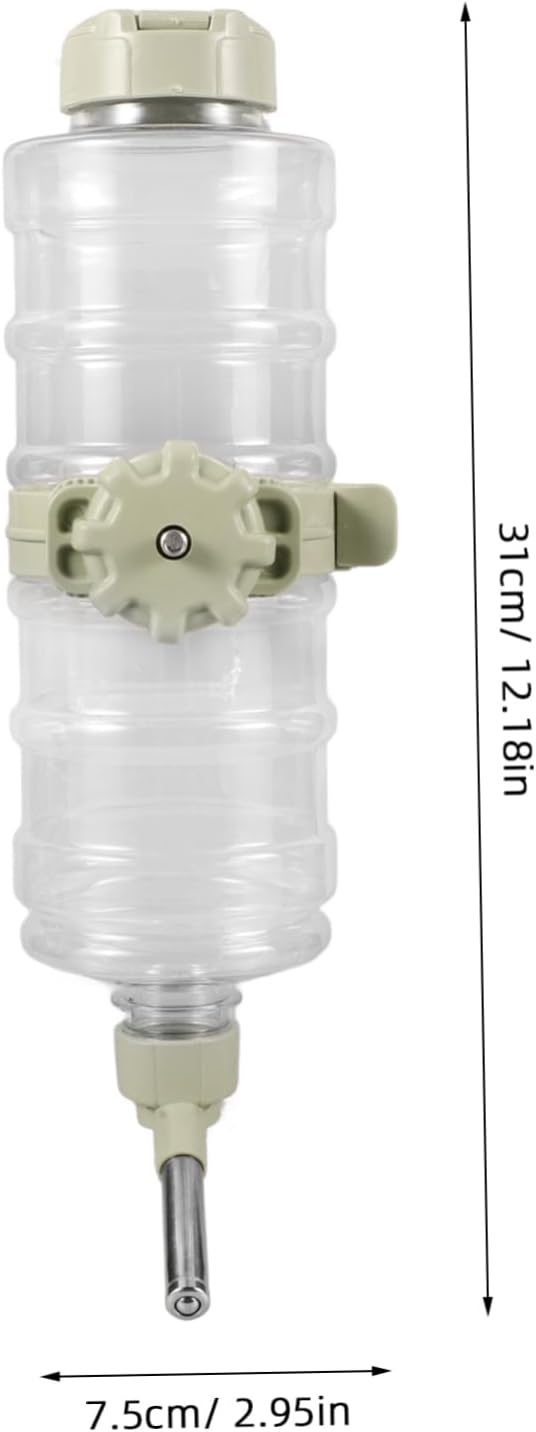 Hanging Dog Water Dispenser Automatic Pet Water Feeder for Cats Rabbits and Small Animals No Leak Design Convenient Cage Accessory for Thirsty Pets