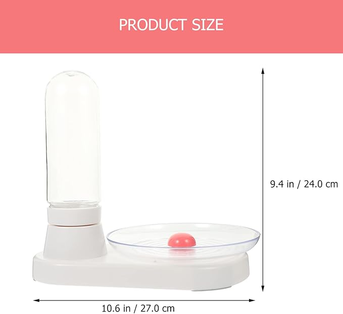 Mipcase Automatic Pet Water Fountain Smooth Water Dispenser for Cats and Dogs Easy to Safe and Stylish for Home Use