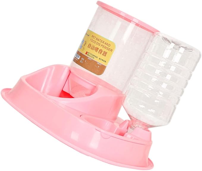 Automatic Pet Feeder Large Capacity Cat Dog Water Food Dispenser Easy Cleaning Portable for Home Travel